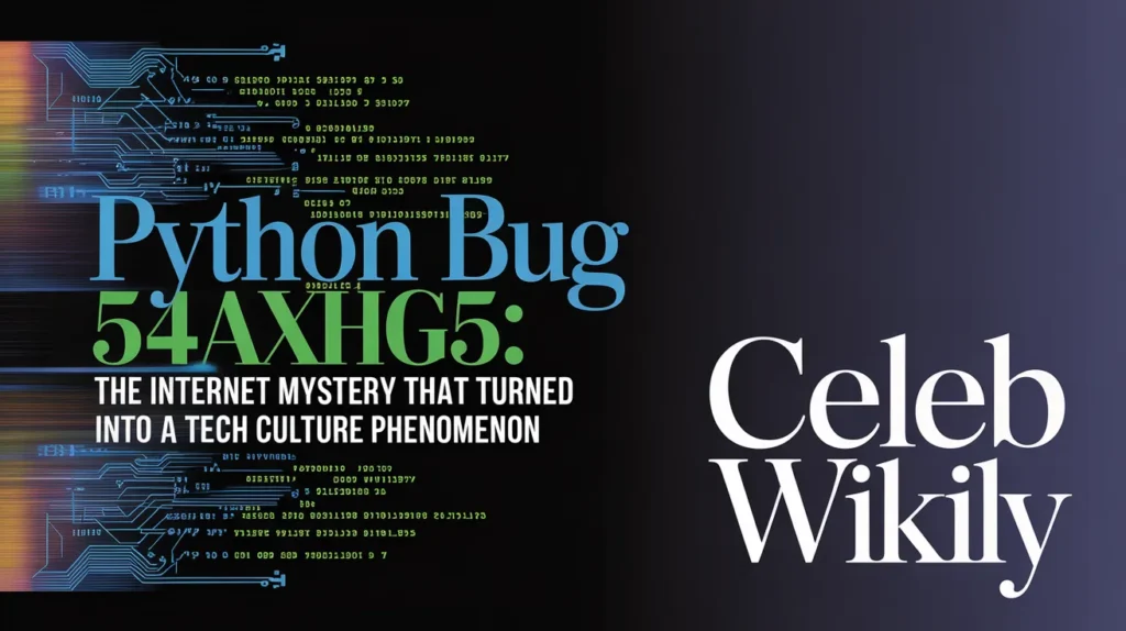 Python Bug 54axhg5: The Internet Mystery That Turned Into a Tech Culture Phenomenon