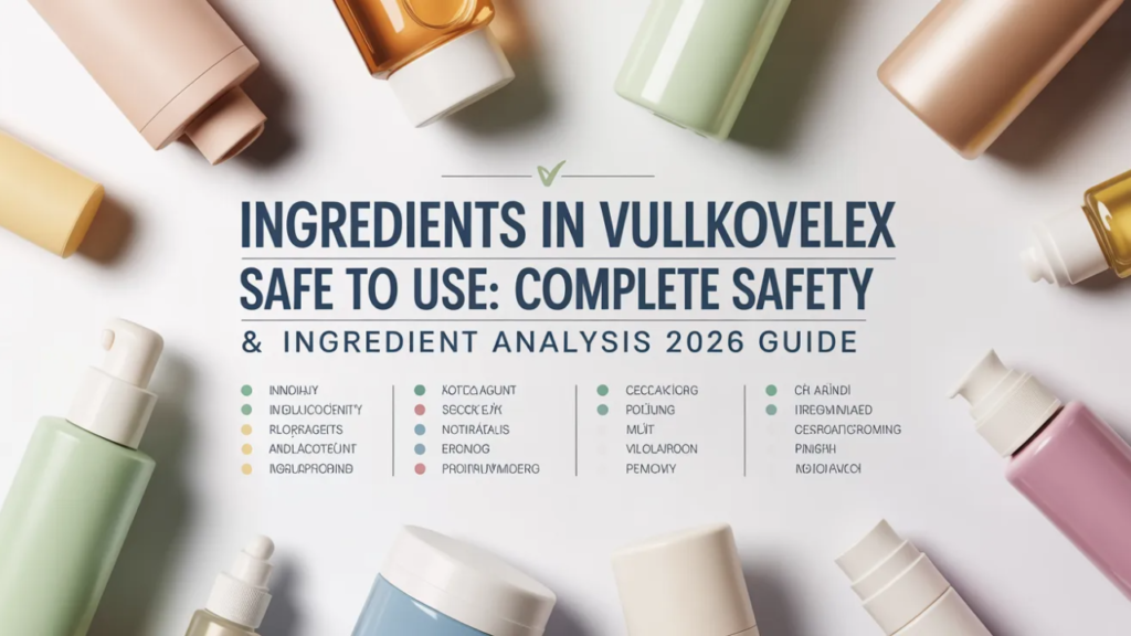 Ingredients In Vullkozvelex Safe To Use: Complete Safety & Ingredient Analysis 2026 Guide